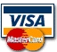 Visa and MasterCard accepted